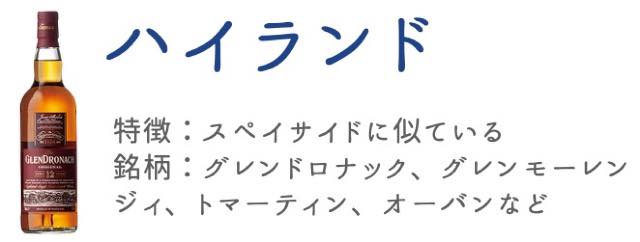 フルーティーで華やかなハイランドスコッチ